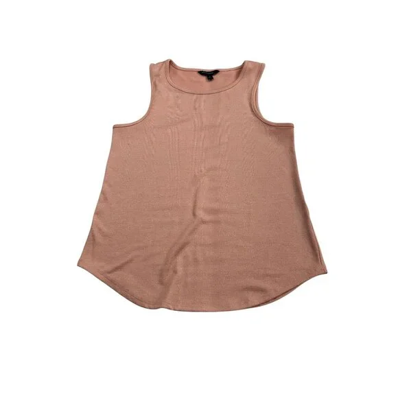 Banana Republic Womens Sleeveless Tank Top Blush Pink Polyester Blend Size S - Picture 1 of 8
